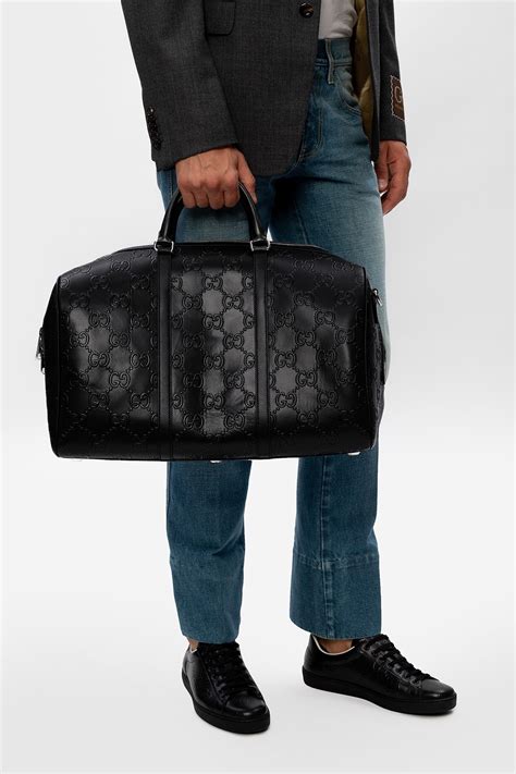 gucci holdall men's|gucci holdall for men.